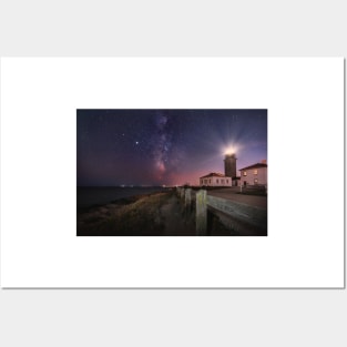 Milky Way Lighthouse Posters and Art